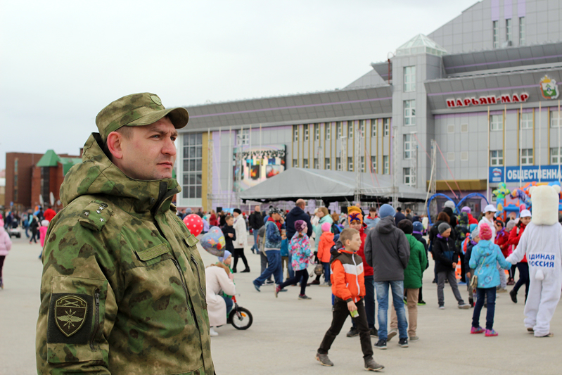 В Нарьян-Маре Росгвардия и полиция обеспечили безопасность массовых мероприятий в честь Дня защиты детей