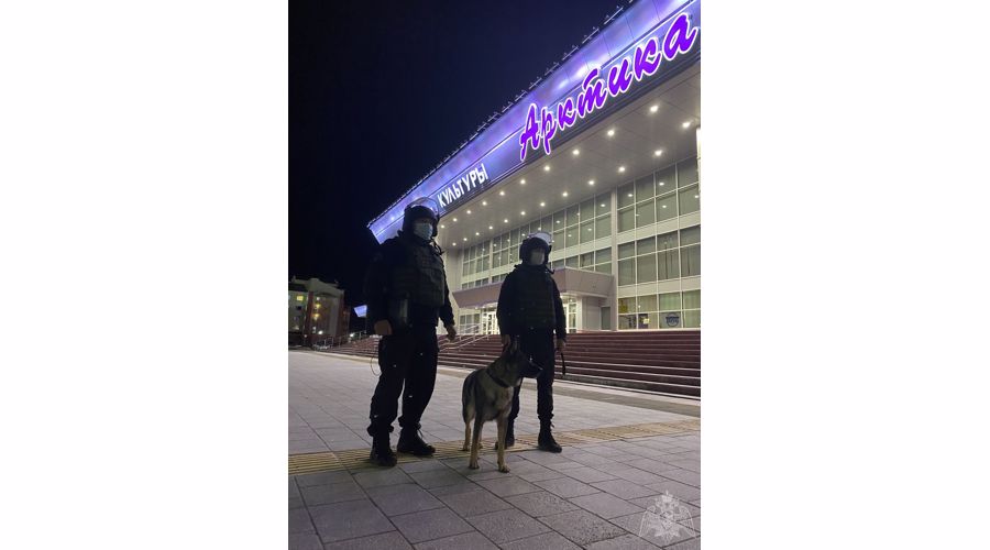 В Нарьян-Маре Росгвардия и полиция обеспечили безопасность единого дня голосования