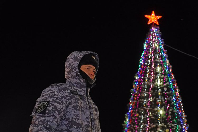 В Ненецком автономном округе Росгвардия и полиция обеспечили безопасность встречи Нового 2023 года