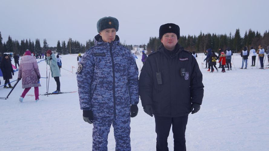 В Нарьян-Маре Росгвардия и полиция обеспечили безопасность более 500 участников массовой гонки «Лыжня России»