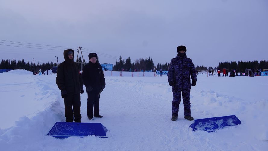 В Нарьян-Маре Росгвардия и полиция обеспечили безопасность более 500 участников массовой гонки «Лыжня России»