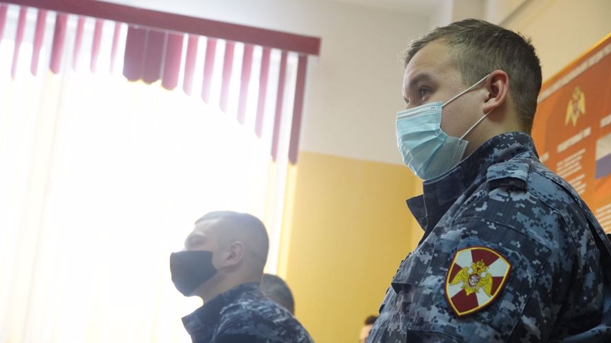 Личный состав Управления Росгвардии по Ненецкому автономному округу поздравили с Днём защитника Отечества