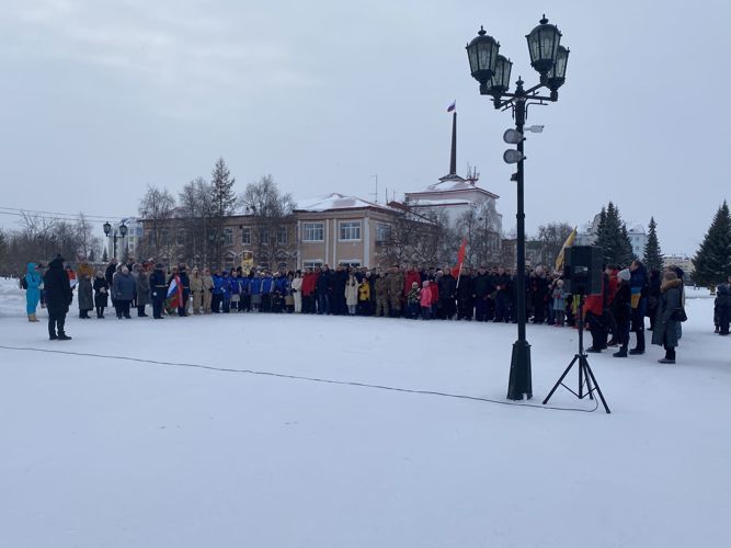 В Нарьян-Маре Росгвардия и полиция обеспечили безопасность празднования Дня защитника Отечества