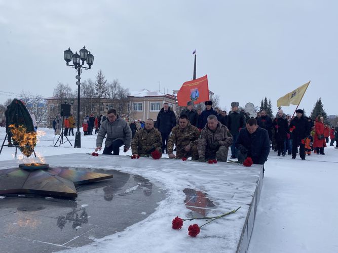 В Нарьян-Маре Росгвардия и полиция обеспечили безопасность празднования Дня защитника Отечества
