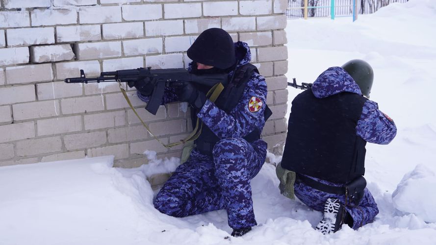 Росгвардейцы приняли участие в антитеррористическом учении в НАО