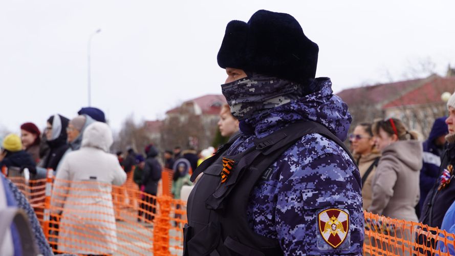 В Нарьян-Маре Росгвардия и полиция обеспечили безопасность празднования Дня Победы