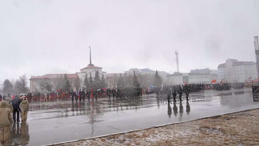 В Нарьян-Маре Росгвардия и полиция обеспечили безопасность празднования Дня Победы