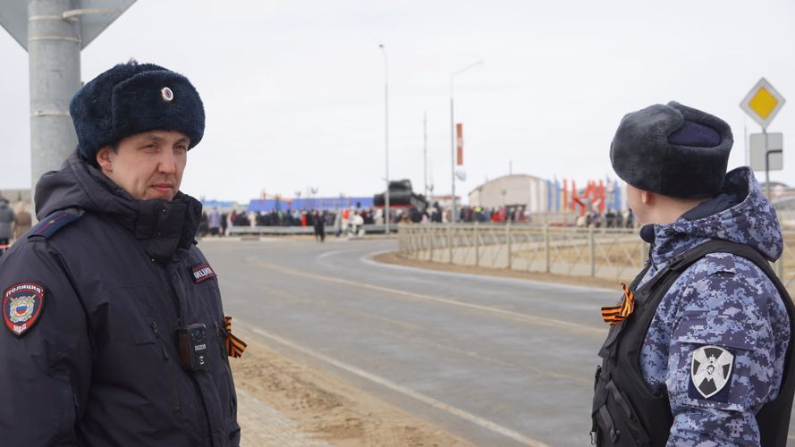 В Нарьян-Маре Росгвардия и полиция обеспечили безопасность празднования Дня Победы