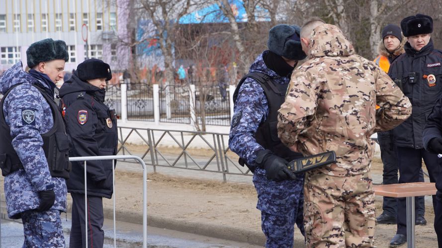 В Нарьян-Маре Росгвардия и полиция обеспечили безопасность празднования Дня Победы