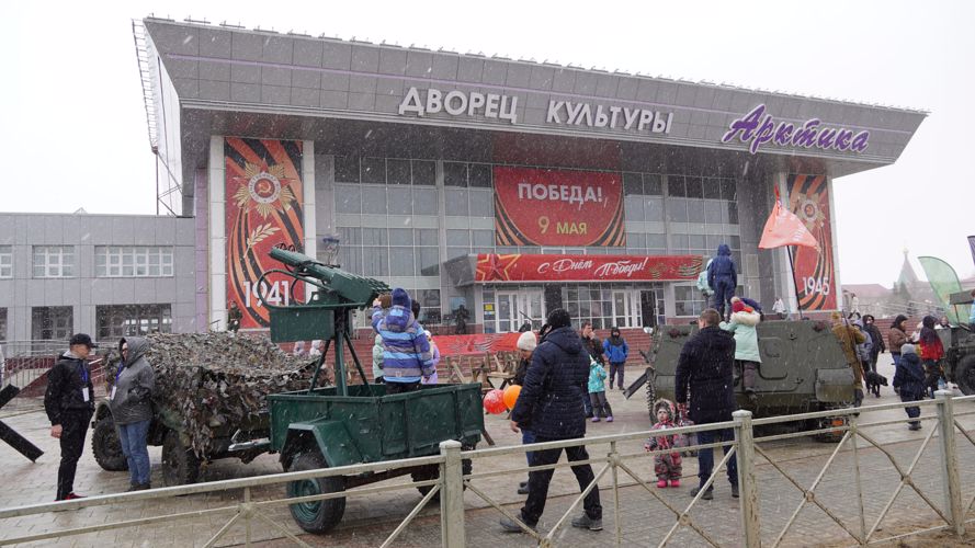 В Нарьян-Маре Росгвардия и полиция обеспечили безопасность празднования Дня Победы