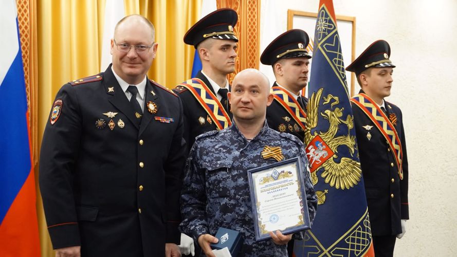 В Нарьян-Маре офицеров Росгвардии наградили за развитие динамовского движения