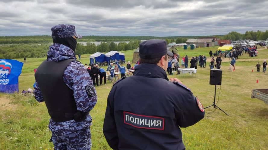 В Ненецком автономном округе Росгвардия и полиция обеспечили безопасность празднования Дня рыбака