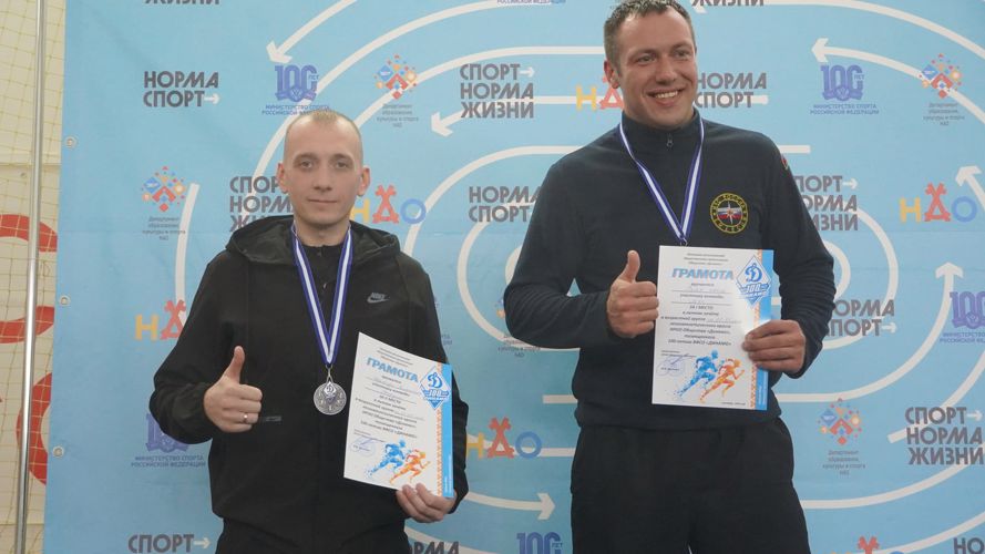 В Нарьян-Маре росгвардеец стал серебряным призером региональных соревнований «Динамо» по легкой атлетике