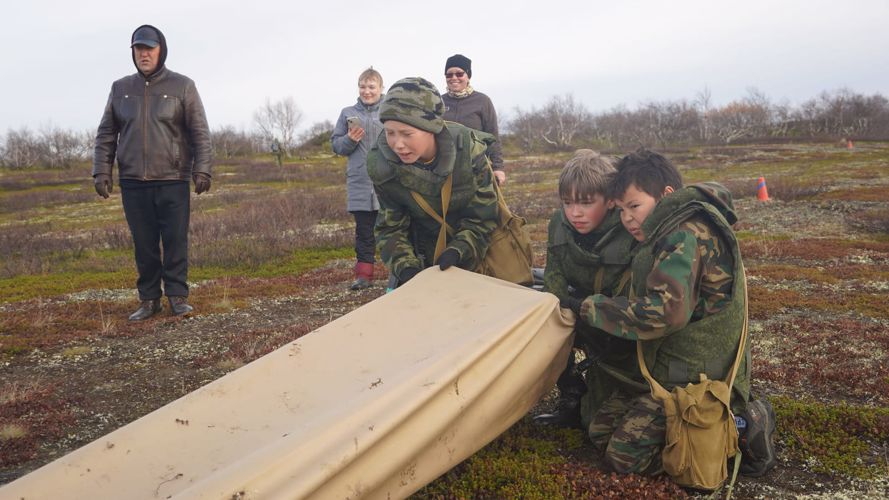 В НАО росгвардейцы поучаствовали в проведении военно-патриотической игры «Юный защитник»