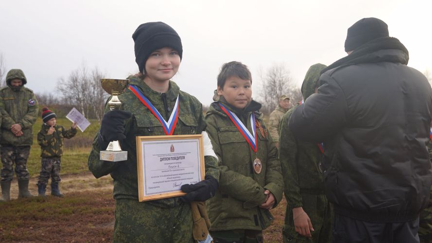 В НАО росгвардейцы поучаствовали в проведении военно-патриотической игры «Юный защитник»