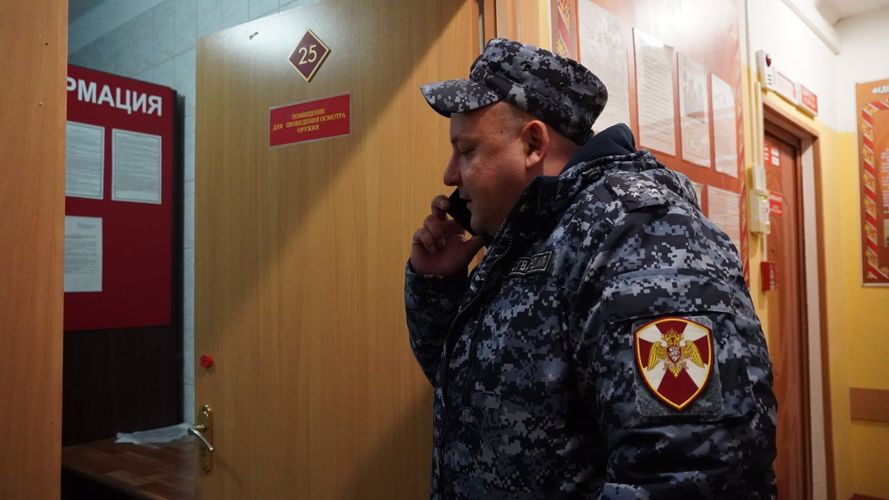 В Нарьян-Маре провели совместную противопожарную тренировку Росгвардии и МЧС России
