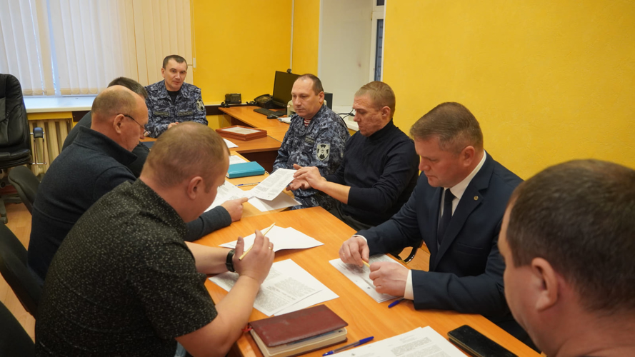 В Нарьян-Маре представители Росгвардии и охранных предприятий обсудили вопросы общественной безопасности
