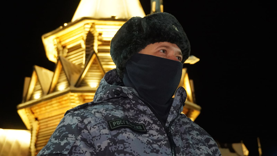 Празднование Рождества Христова в Нарьян-Маре охраняли Росгвардия и полиция