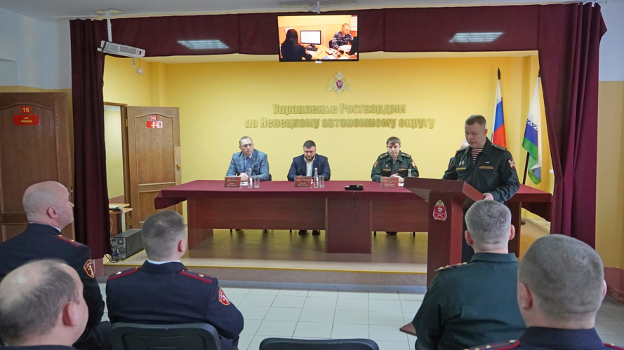 В Ненецком округе обсудили готовность Росгвардии к обеспечению безопасности избирательной кампании
