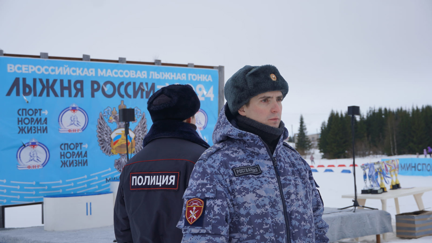 В Нарьян-Маре Росгвардия и полиция обеспечили безопасность Всероссийской массовой лыжной гонки