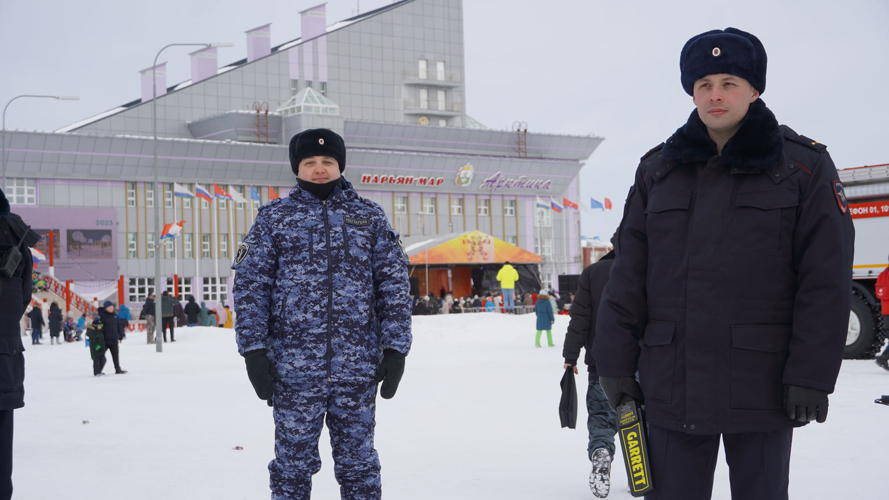 В Ненецком округе Росгвардия и полиция обеспечили безопасность встречи Широкой Масленицы