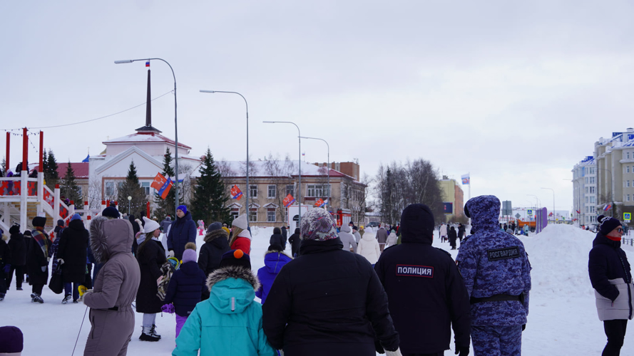В Ненецком округе Росгвардия и полиция обеспечили безопасность встречи Широкой Масленицы