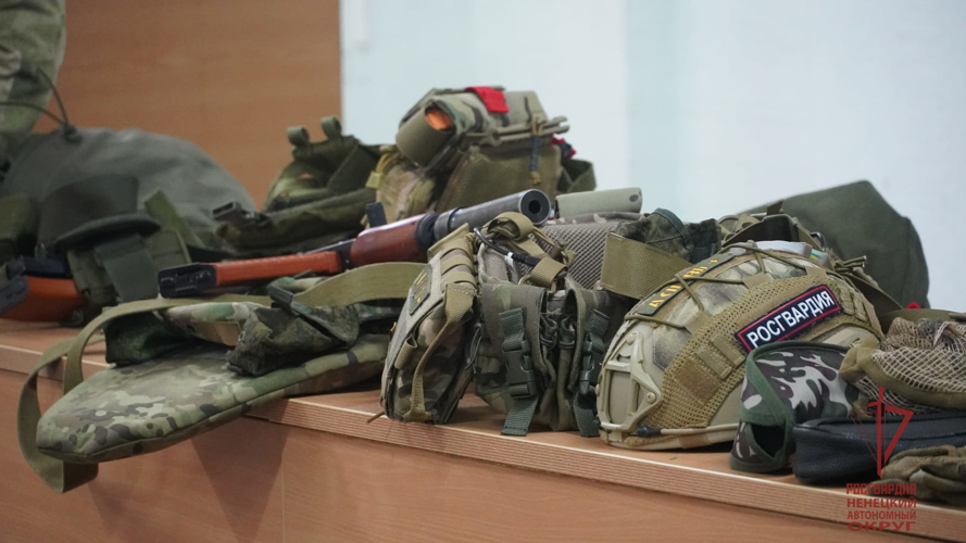 В Нарьян-Маре росгвардейцы и представители фонда «Защитники Отечества» проводят мастер-классы для бойцов СВО