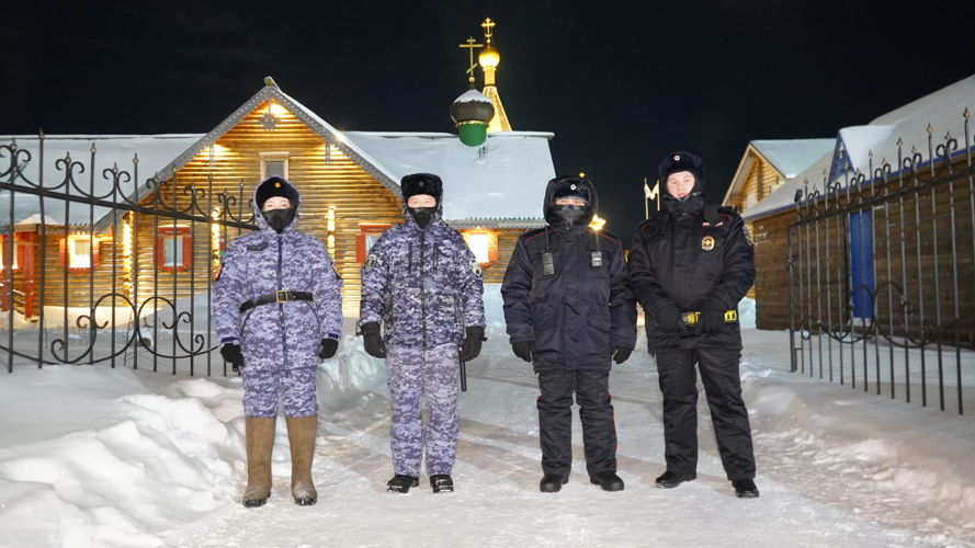 Росгвардия и полиция обеспечили безопасность празднования Рождества Христова в Ненецком автономном округе