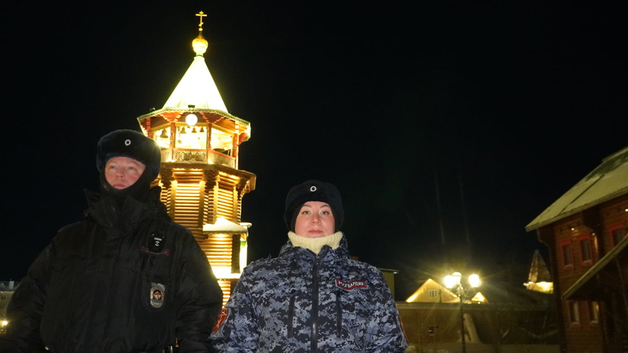 Росгвардия и полиция обеспечили безопасность празднования Рождества Христова в Ненецком автономном округе