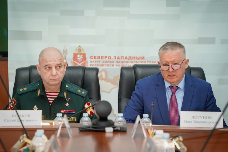 Офицеры из НАО приняли участие в заседании оперативного штаба Северо-Западного округа Росгвардии