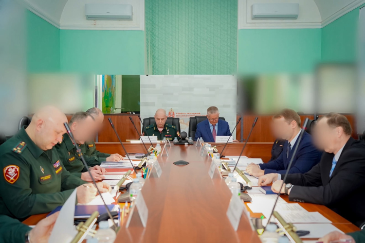 Офицеры из НАО приняли участие в заседании оперативного штаба Северо-Западного округа Росгвардии