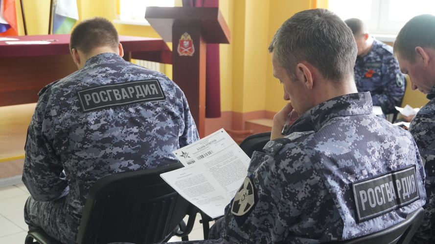 В Ненецком автономном округе росгвардейцы стали участниками международной акции «Диктант Победы»