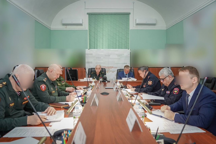Начальник Управления Росгвардии по НАО принял участие в заседании оперативного штаба Северо-Западного округа Росгвардии