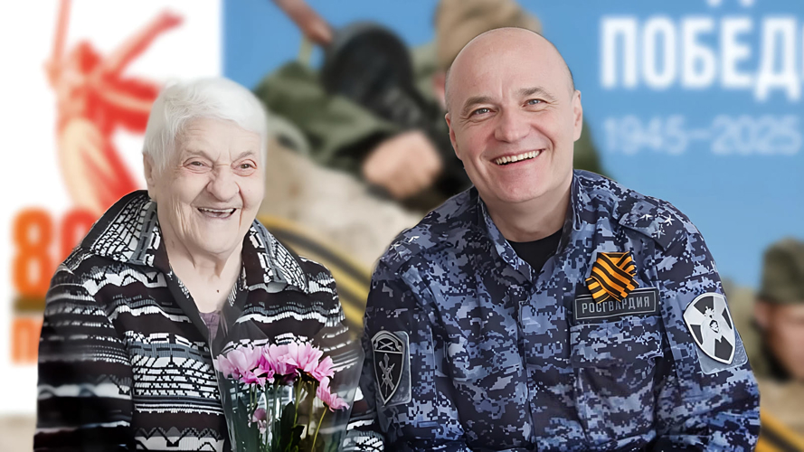Начальник Управления Росгвардии по НАО поздравил северян с 80-летием Великой Победы