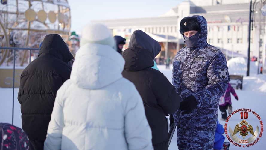 Росгвардия и полиция обеспечили безопасность более 2200 участников празднования Масленицы в НАО