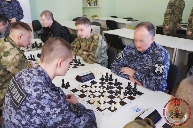 Нарьянмарцы приняли участие в чемпионате Северо-Западного округа Росгвардии по шахматам