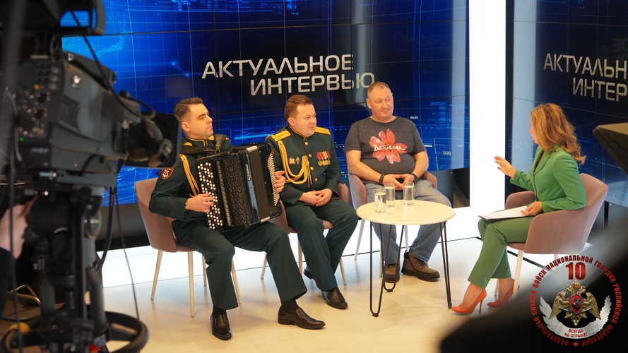 Творческий десант в честь юбилея – Артисты Росгвардии стали гостями студии телеканала «Север» в Нарьян-Маре