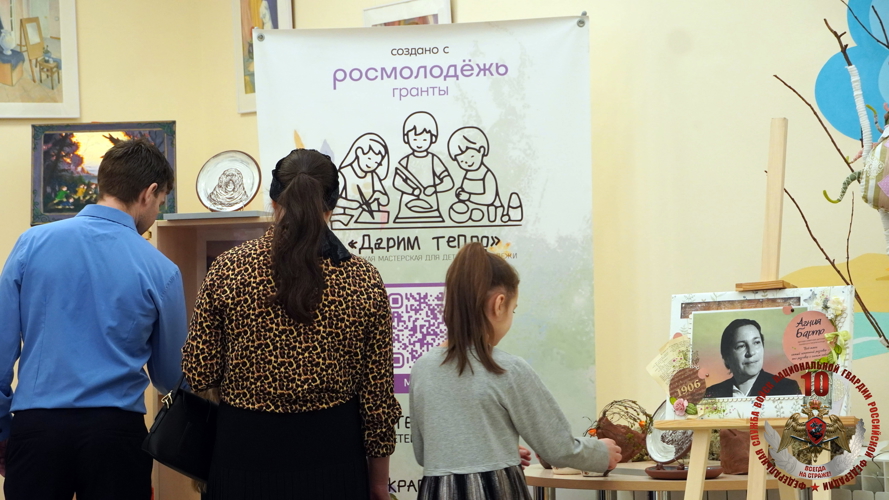 В Нарьян-Маре при поддержке Росгвардии и Росмолодёжь.Гранты открыли художественную выставку