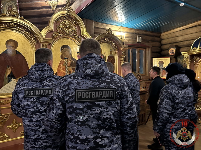 Росгвардия и полиция обеспечили безопасность почти 800 участников празднования Пасхи Христовой в Нарьян-Маре 