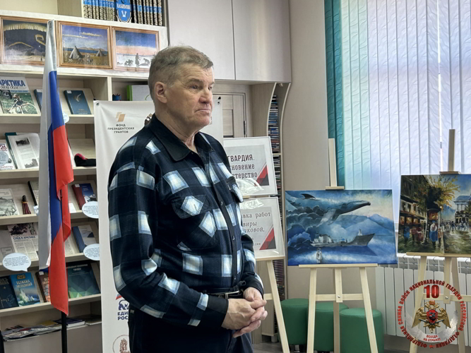 В Нарьян-Маре росгвардейцы рассказали школьникам о ликвидаторах ЧАЭС