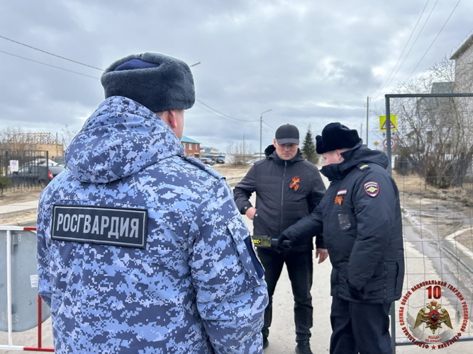 В Нарьян-Маре росгвардейцы и полиция обеспечили безопасность более 5000 участников празднования Дня Победы