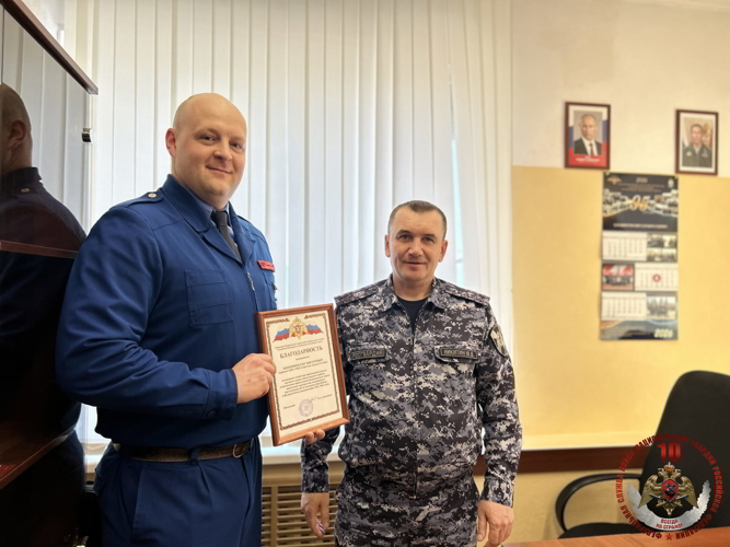 Росгвардия отметила благодарностями частных охранников НАО, дежуривших в День Победы