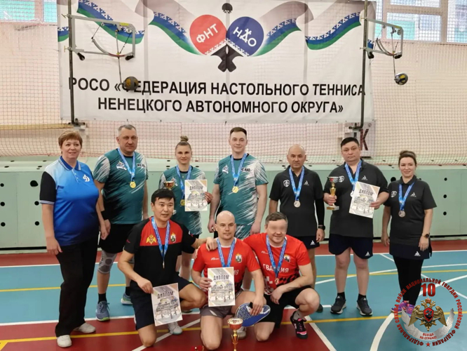 Сотрудники Росгвардии завоевали «бронзу» на спартакиаде общества «Динамо» в Нарьян-Маре