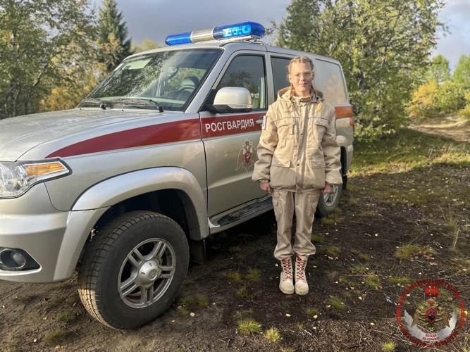 В Нарьян-Маре росгвардейцы провели лазертаг в лесу для детей