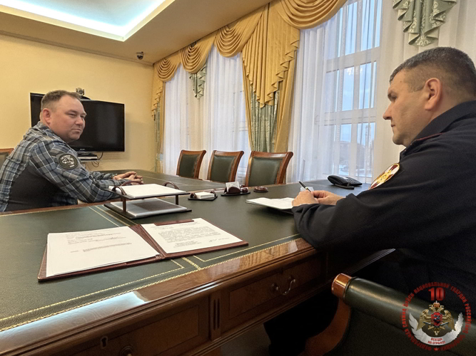 Начальник Управления Росгвардии по НАО провел личный прием граждан в приемной Президента РФ